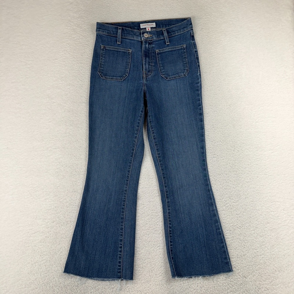 Lucky Brand Stevie High Rise Flare Jeans Women's 6/28R (28.5x25.5) Stretch Denim